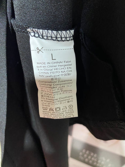 |L| BUST 17| B37| WOMEN'S BLACK COWL NECK MAXI DRESS