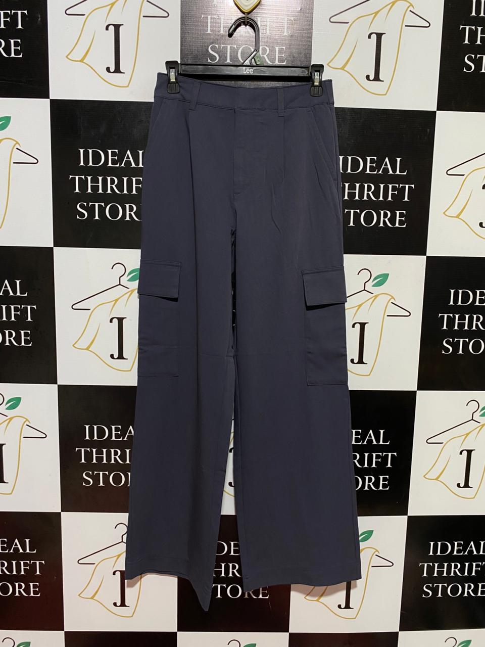 ANKO |S| WAIST 26| B37| WOMEN'S HIGH-WAISTED WIDE-LEG CARGO PANTS