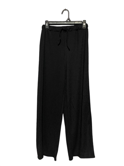 |S| WAIST 26| B38| PREMIUM COMFORT BLACK WIDE-LEG LOUNGE PANTS