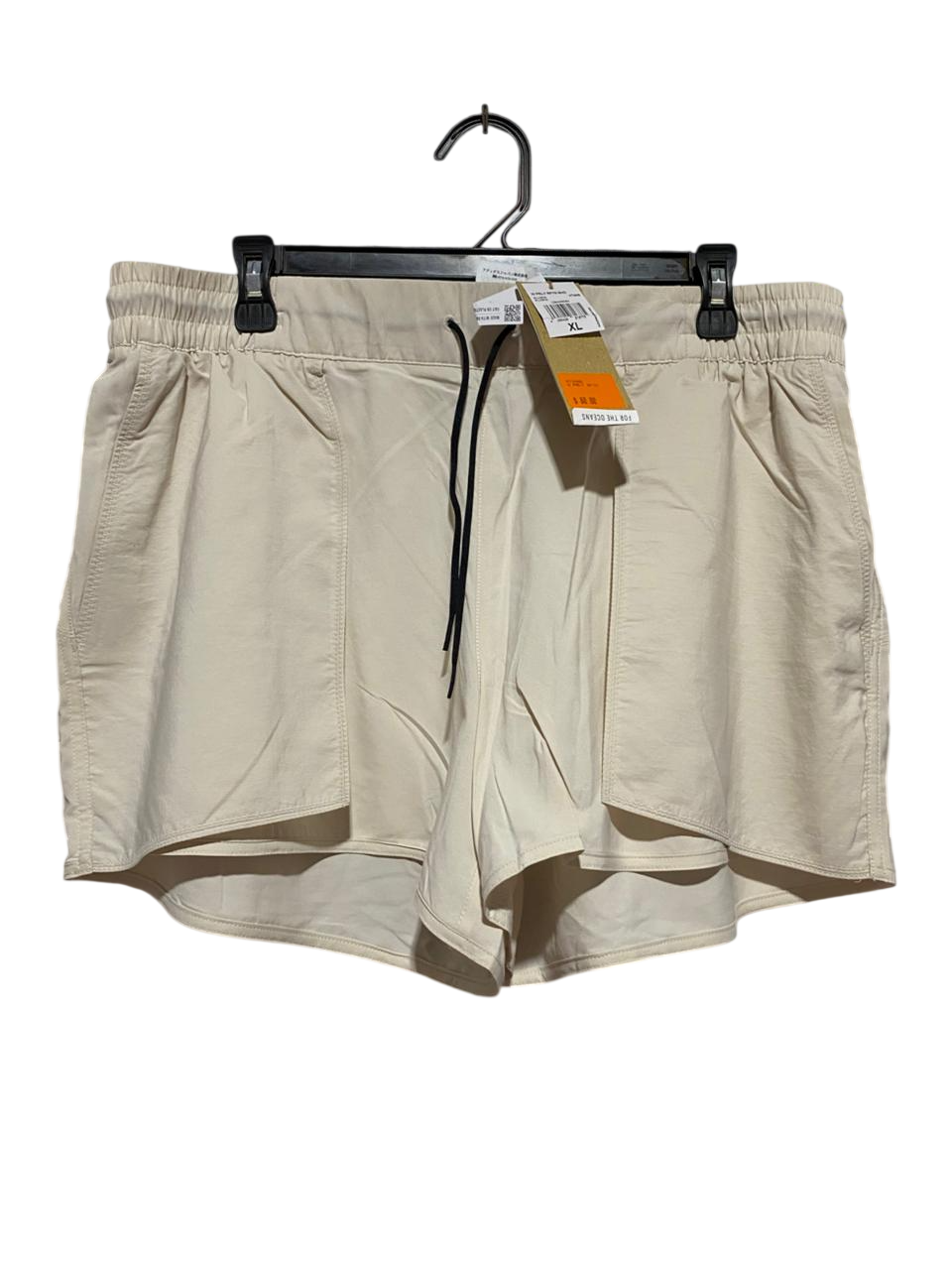 ADIDAS |XL| WAIST 34| B38| PREMIUM ATHLETIC BEIGE SPORTS SHORTS WITH ELASTIC DRAWSTRING WAISTBAND