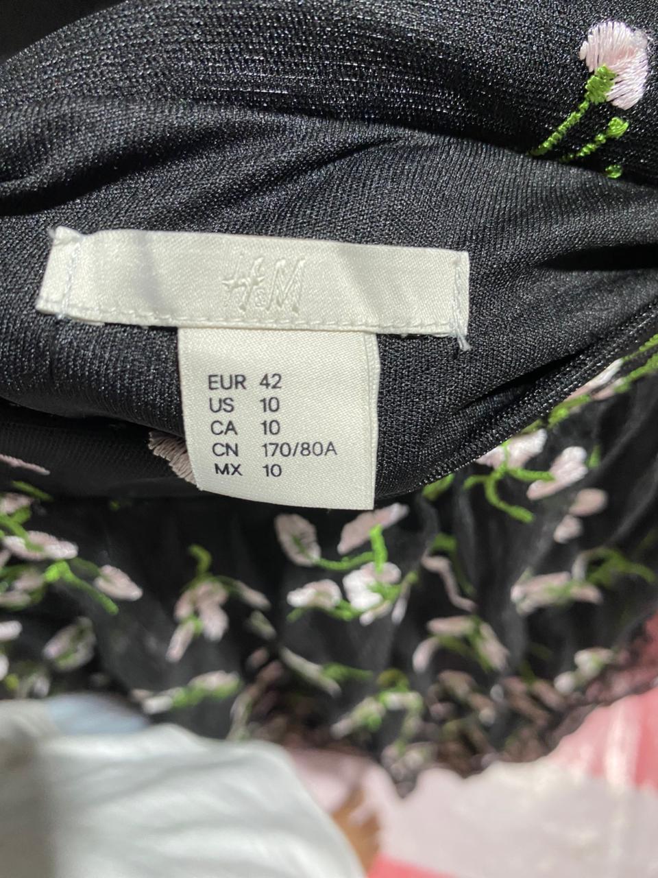 H&M |S| WAIST 27| B38| ELEGANT EMBROIDERED FLORAL MESH MAXI SKIRT