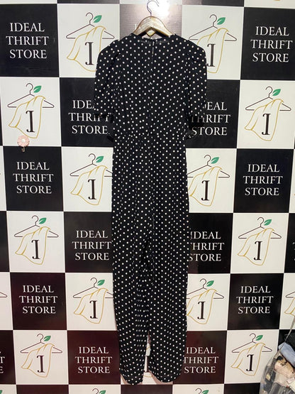 NASTY GAL |S| BUST 16| B38| VINTAGE POLKA DOT WRAP JUMPSUIT