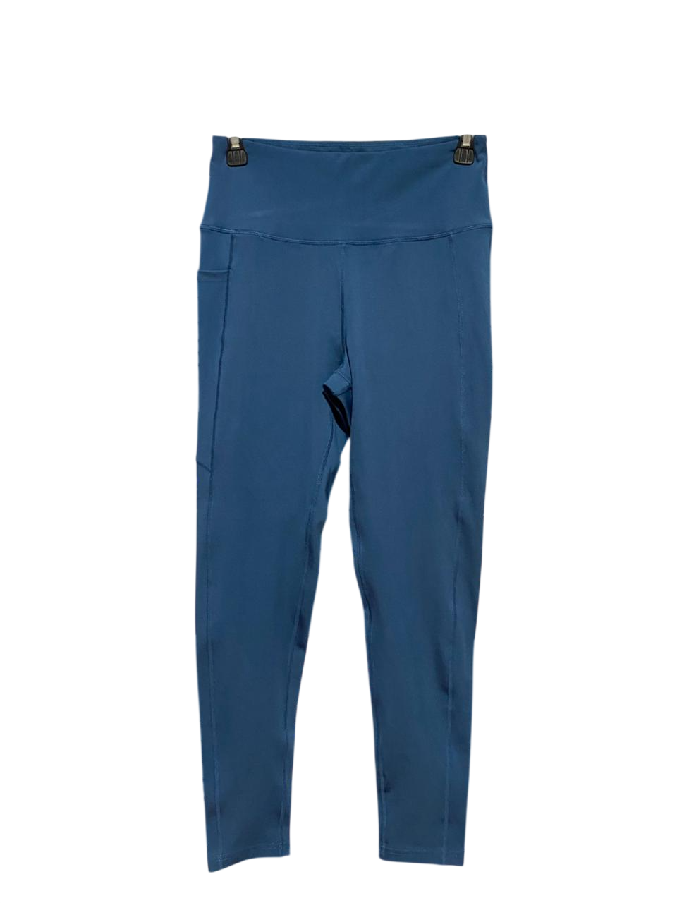 CRANE |M| WAIST 26| B38| HIGH-WAISTED ATHETIC LEGGINGS WITH POCKETS - DEEP TEAL