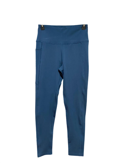 CRANE |M| WAIST 26| B38| HIGH-WAISTED ATHETIC LEGGINGS WITH POCKETS - DEEP TEAL