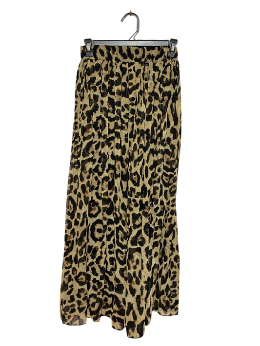 JOLIE MOI |S/M| WAIST 24| B38| LUXE LEOPARD ANIMAL PRINT MAXI SKIRT