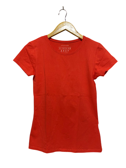ATMOSPHERE |S| BUST 15| B38| VIBRANT RED CASUAL SHORT SLEEVE TEE