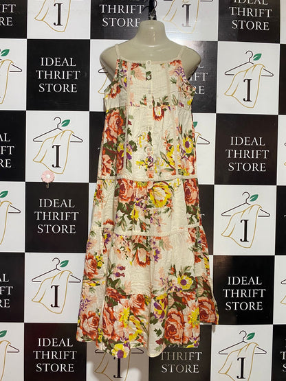 GEORGE |M| BUST 18| B39| VIBRANT FLORAL PRINT TIERED MAXI DRESS