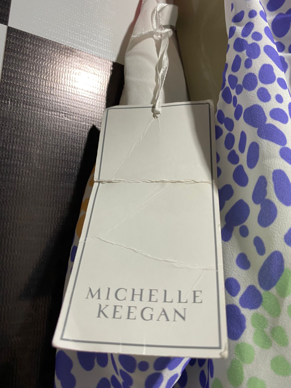 MICHELLE KEEGAN |M| BUST FREE| B39| MULTICOLOR RAINBOW CHEETAH PRINT MAXI DRESS