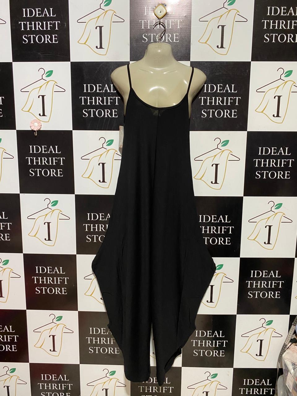 LAVINIA |M| BUST 17| B39| CLASSIC BLACK HAREM JUMPSUIT