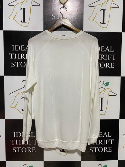 CYBERJAMMIES |XL| BUST 24| B38| LUXURY WHITE LONG SLEEVE LOUNGE TOP