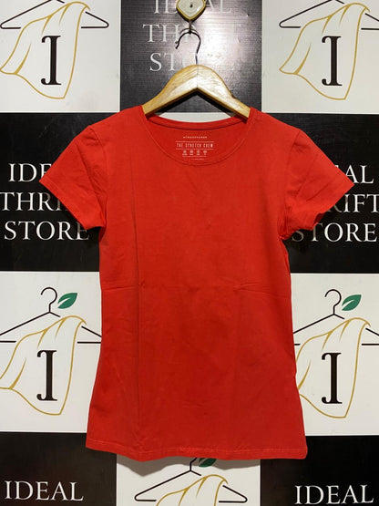 ATMOSPHERE |S| BUST 15| B38| VIBRANT RED CASUAL SHORT SLEEVE TEE