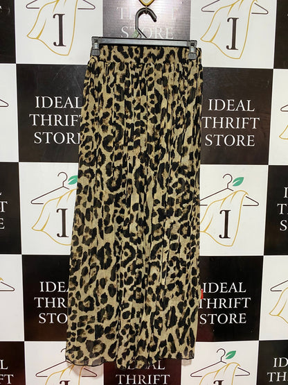 JOLIE MOI |S/M| WAIST 24| B38| LUXE LEOPARD ANIMAL PRINT MAXI SKIRT