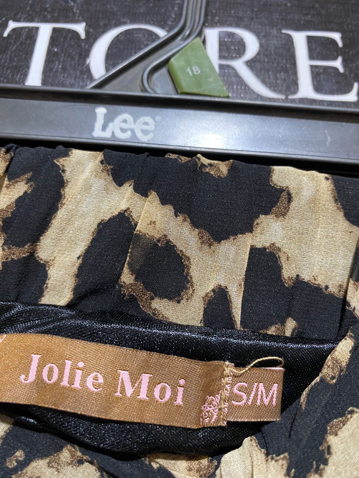 JOLIE MOI |S/M| WAIST 24| B38| LUXE LEOPARD ANIMAL PRINT MAXI SKIRT