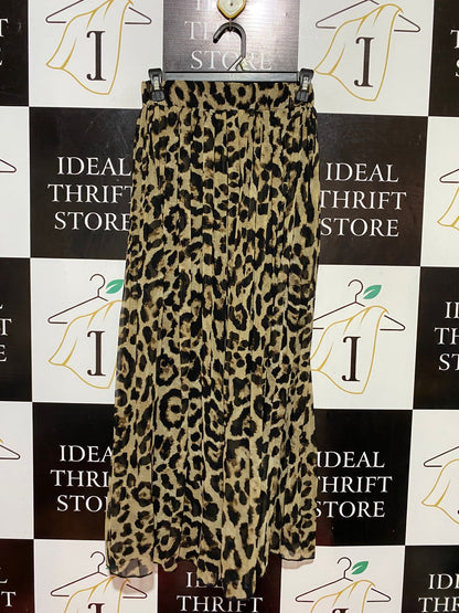 JOLIE MOI |S/M| WAIST 24| B38| LUXE LEOPARD ANIMAL PRINT MAXI SKIRT