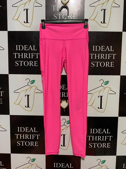 UNDER ARMOUR |S/M| WAIST 24| B38| HIGH-WAISTED HOT PINK LEGGINGS WITH SIDE POCKET
