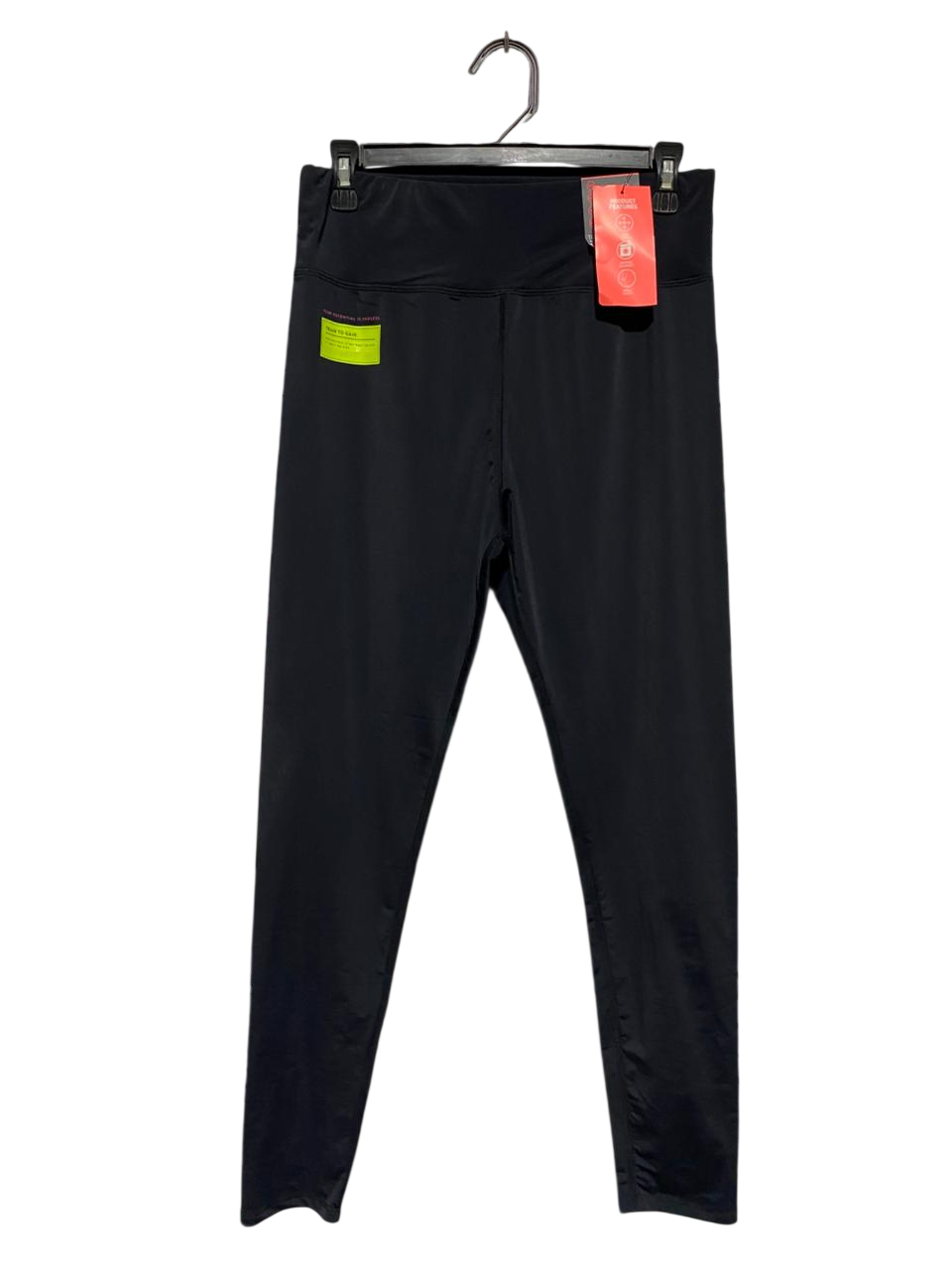 WORK OUT |M| WAIST 28| B39| CORE BLACK HIGH-WAISTED PERFORMANCE LEGGINGS