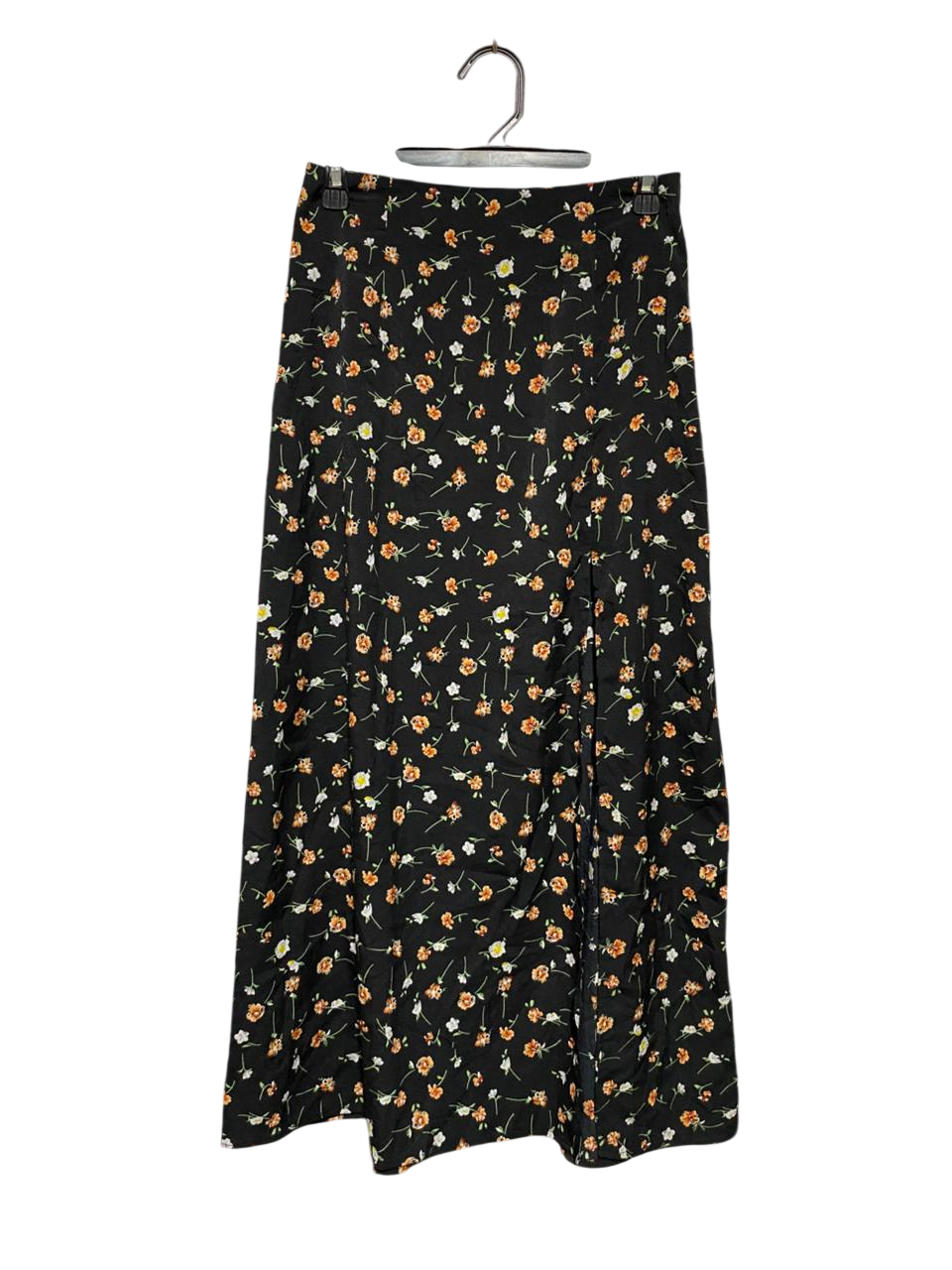 SHEIN |S| WAIST 26| B39| BLACK DITSY FLORAL PRINT MAXI SKIRT