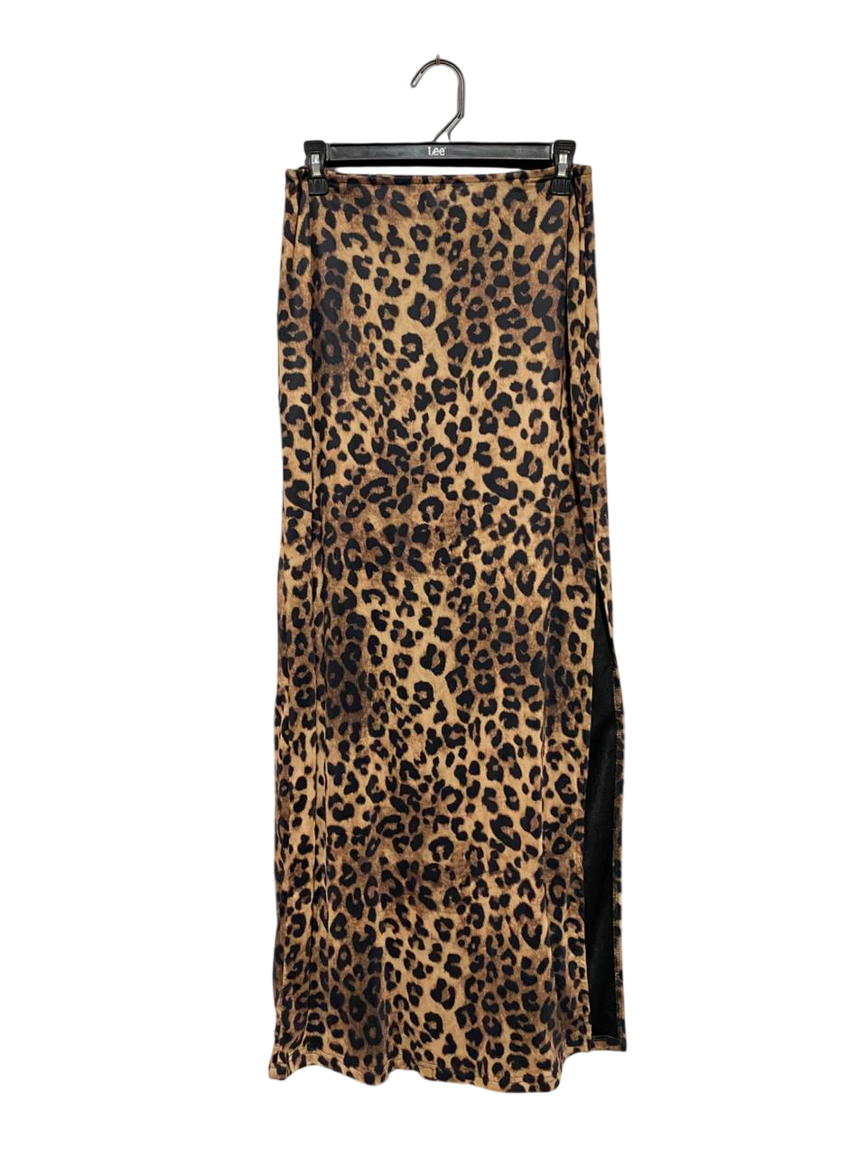 NAA NAA |M| WAIST 28| B39| HIGH-WAISTED SIDE SLIT LONG PROFILE SKIRT