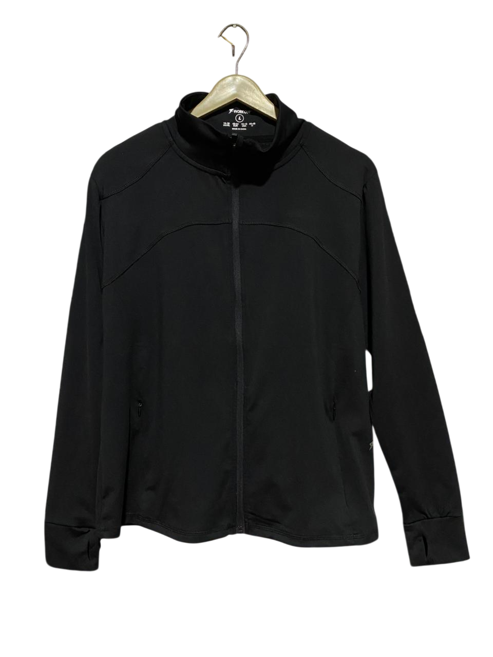 WORK OUT |L| BUST 21| B39| HIGH NECK RUNNING & WORKOUT TRACK JACKET