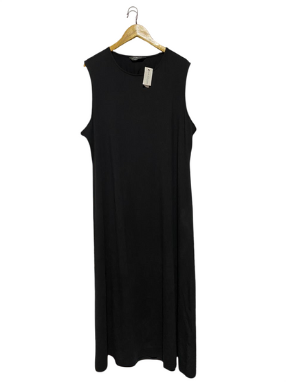 PRIMARK |XXL| BUST 24| B39| CLASSIC BLACK SLEEVELESS ROUND NECK MAXI DRESS