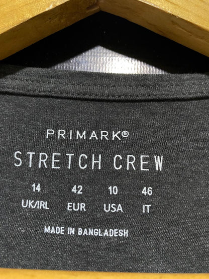 PRIMARK |M| BUST 17| B39| ESSENTIAL CHARCOAL GREY CREW NECK SHORT SLEEVE T-SHIRT