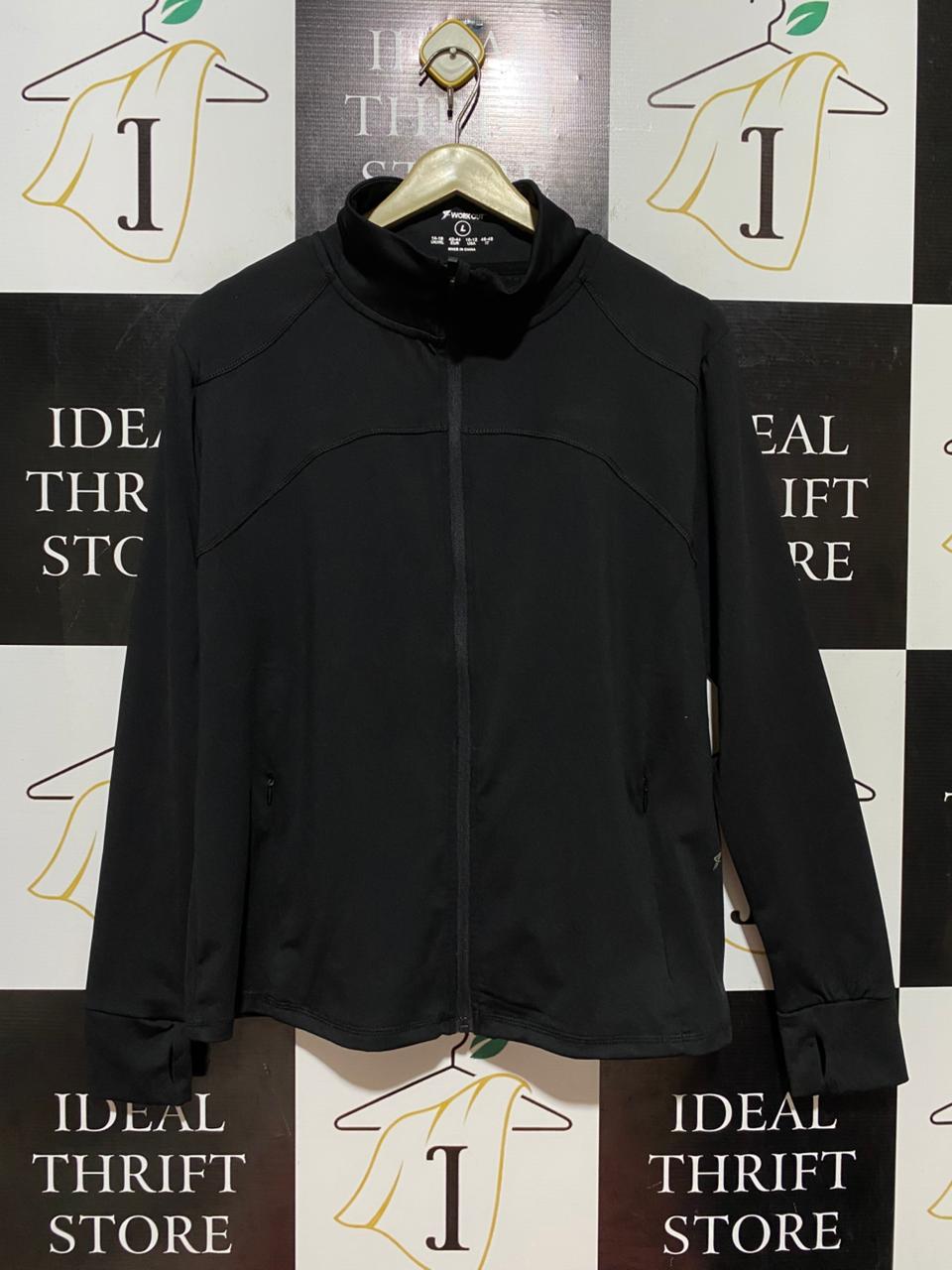 WORK OUT |L| BUST 21| B39| HIGH NECK RUNNING & WORKOUT TRACK JACKET