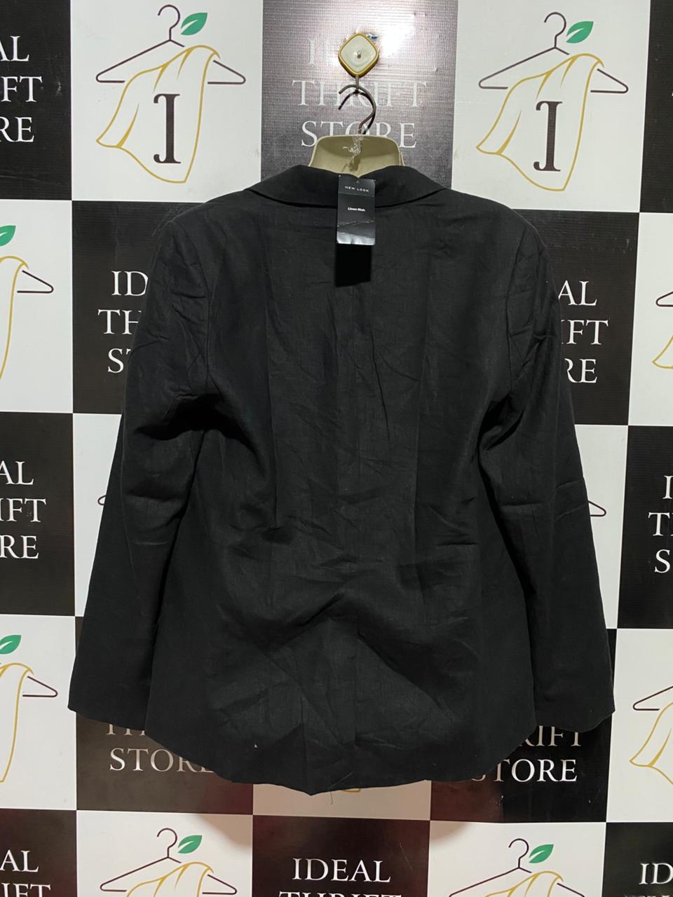 NEW LOOK |M| BUST 20| B39| CLASSIC BLACK SINGLE-BUTTON BLAZER
