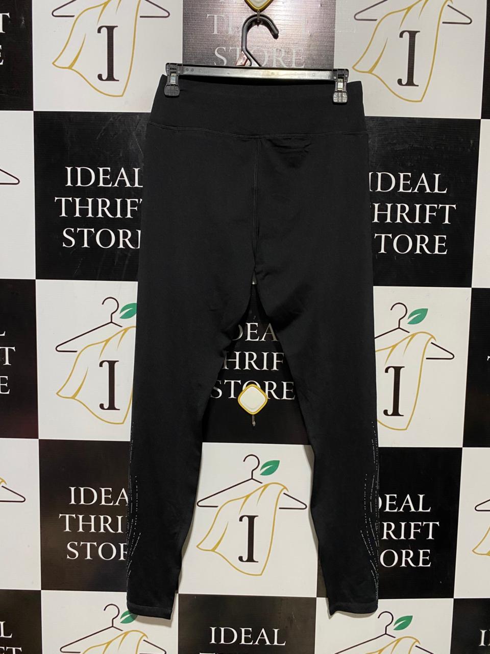 TU ACTIVE |S| WAIST 26| B39| HIGH-WAISTED BLACK ACTIVE LEGGINGS