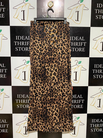 NAA NAA |M| WAIST 28| B39| HIGH-WAISTED SIDE SLIT LONG PROFILE SKIRT