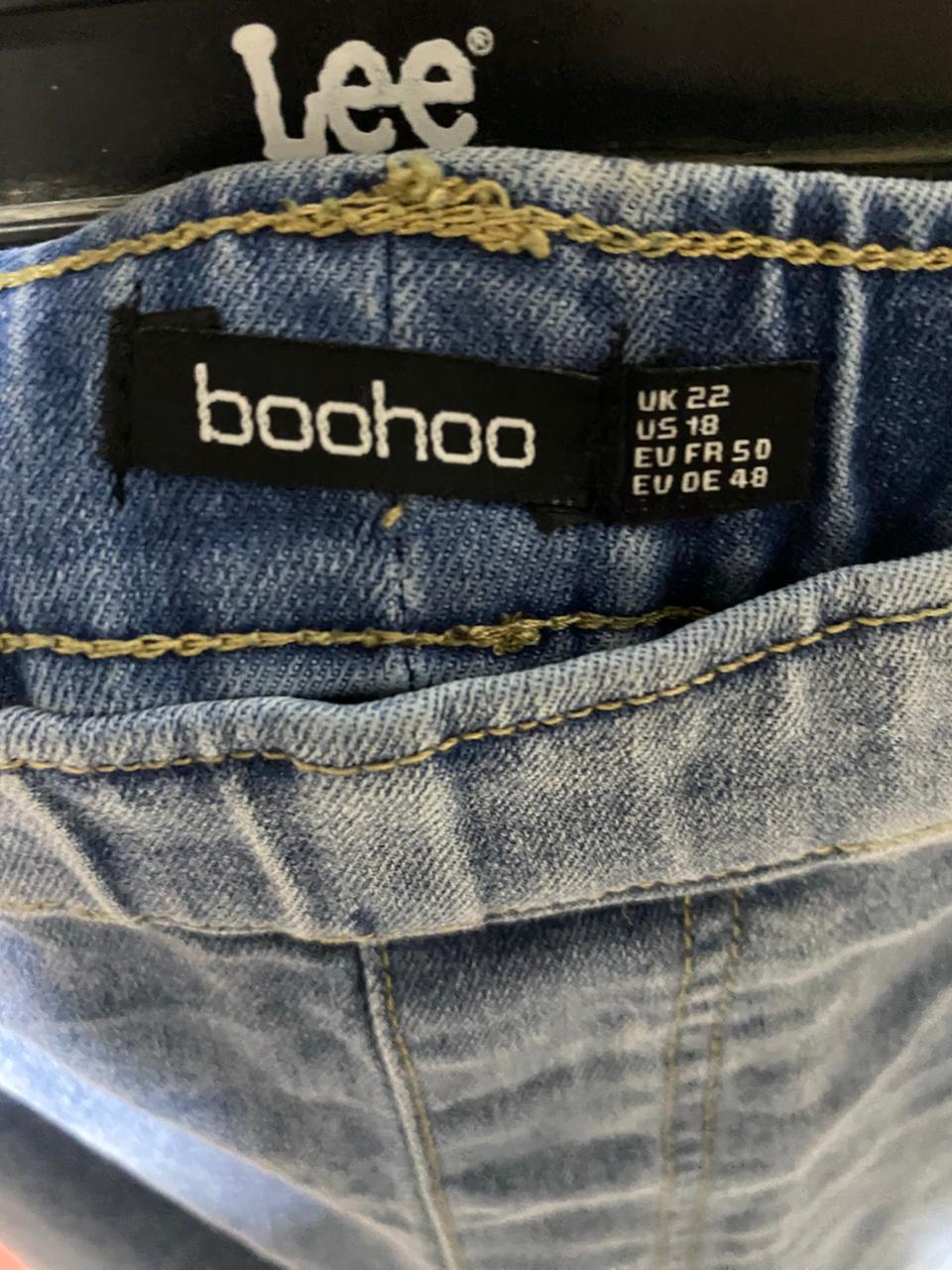 BOOHOO |XXXL| WAIST 40| B39| ULTRA-STRETCH DENIM LOOK SKINNY TROUSERS