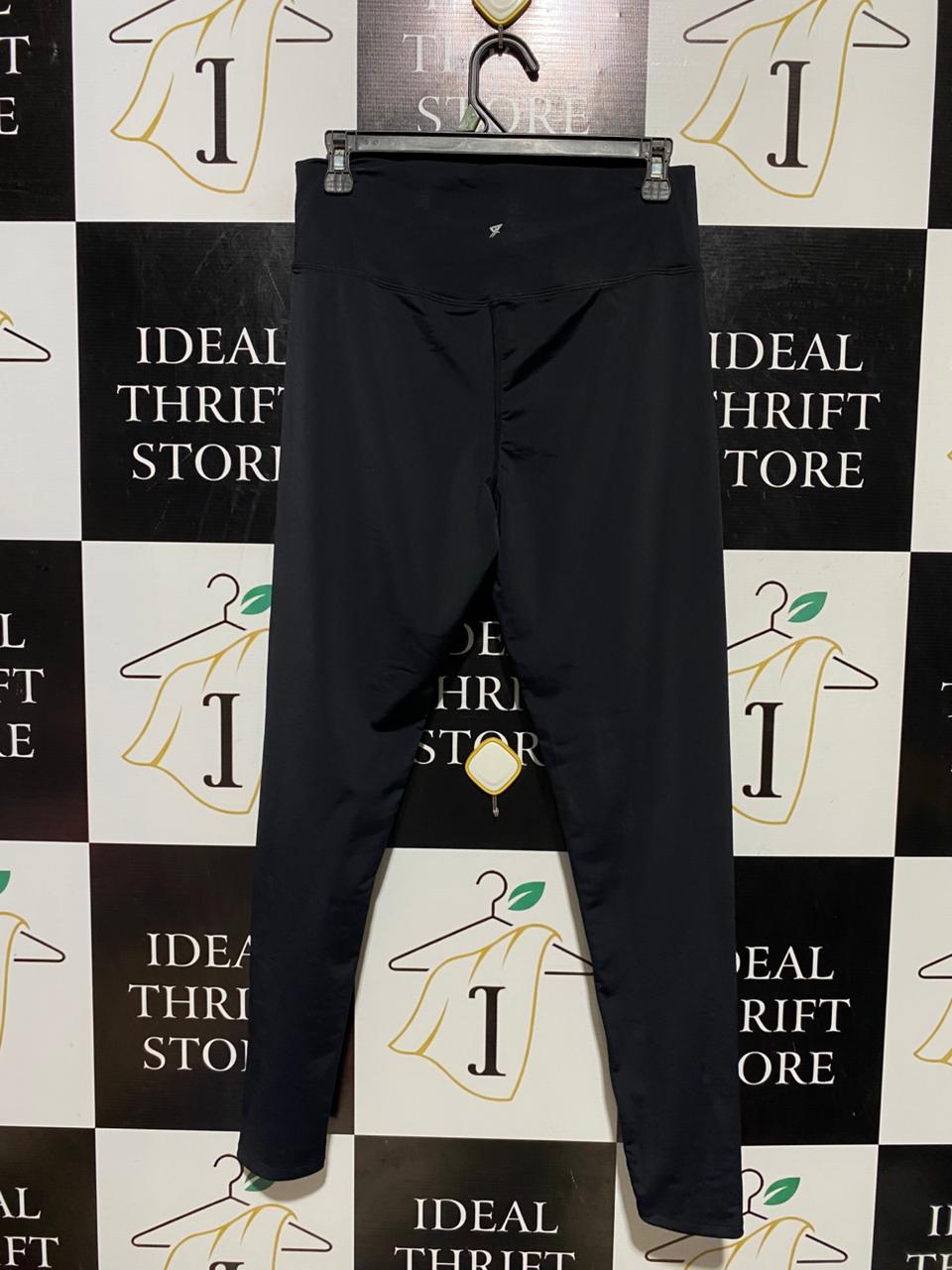 WORK OUT |M| WAIST 28| B39| CORE BLACK HIGH-WAISTED PERFORMANCE LEGGINGS