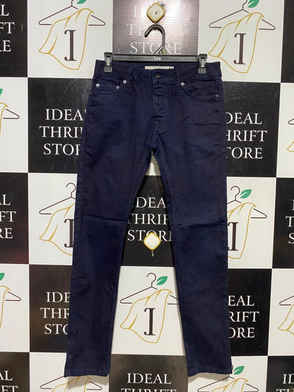 STRETCH SKINNY |M| WAIST 28| B39| DARK INDIGO BLUE SKINNY FIT DENIM JEANS