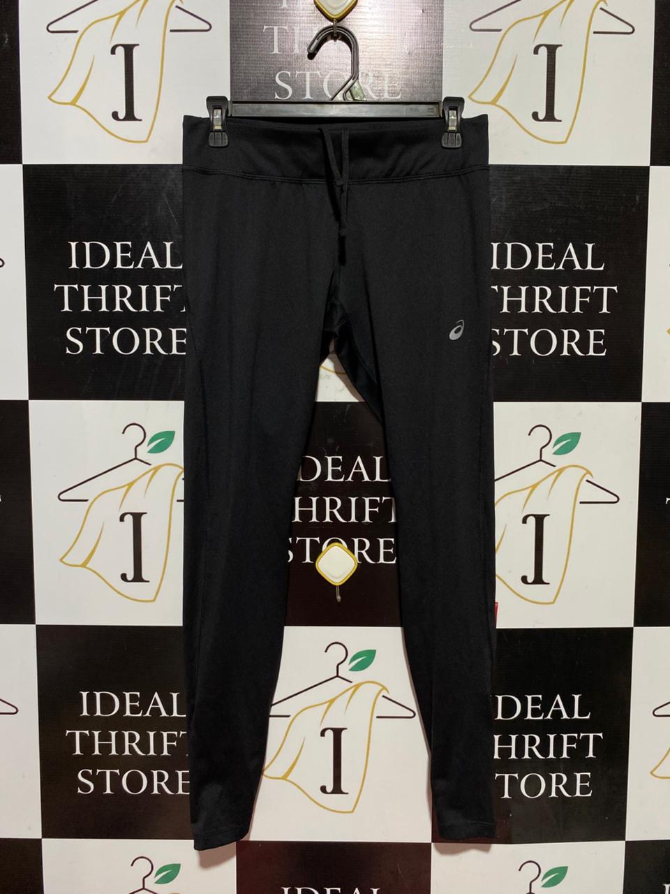 ASICS |M| WAIST 28| B39| BLACK PERFORMANCE RUNNING LEGGINGS ATHLETIC ACTIVEWEAR PANTS