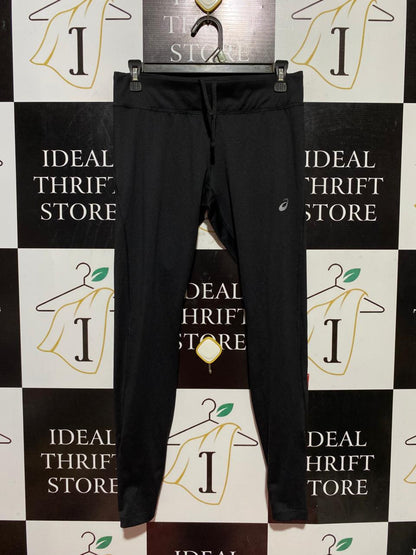 ASICS |M| WAIST 28| B39| BLACK PERFORMANCE RUNNING LEGGINGS ATHLETIC ACTIVEWEAR PANTS