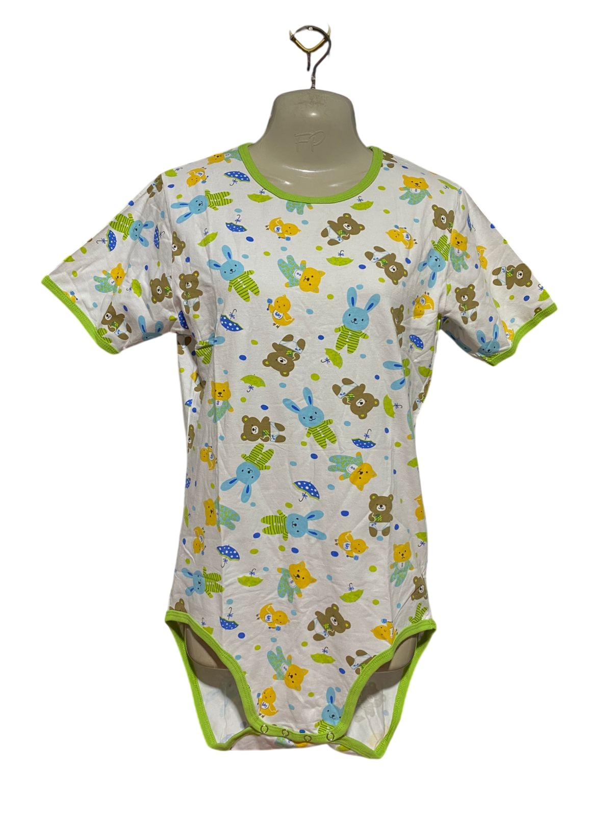 AB STAR |M| BUST 18| B40| CUTE CARTOON ANIMAL PRINT EXTENDED ONESIE BODYSUIT