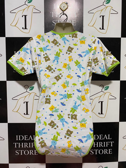 AB STAR |M| BUST 18| B40| CUTE CARTOON ANIMAL PRINT EXTENDED ONESIE BODYSUIT