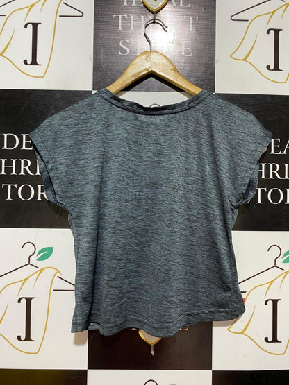 FORCA PORTUGAL |S| BUST FREE| B40| SPORT GREY MELANGE SHORT SLEEVE ATHLETIC T-SHIRT