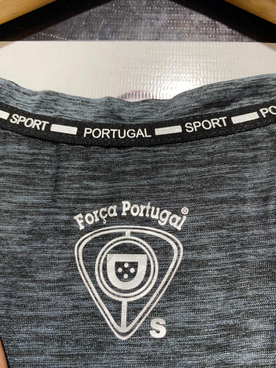 FORCA PORTUGAL |S| BUST FREE| B40| SPORT GREY MELANGE SHORT SLEEVE ATHLETIC T-SHIRT