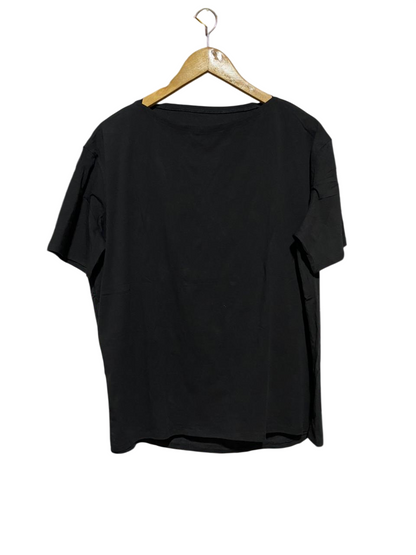 CRZ YOGA |M| BUST 25| B41| PREMIUM CLASSIC BLACK OVERSIZED T-SHIRT