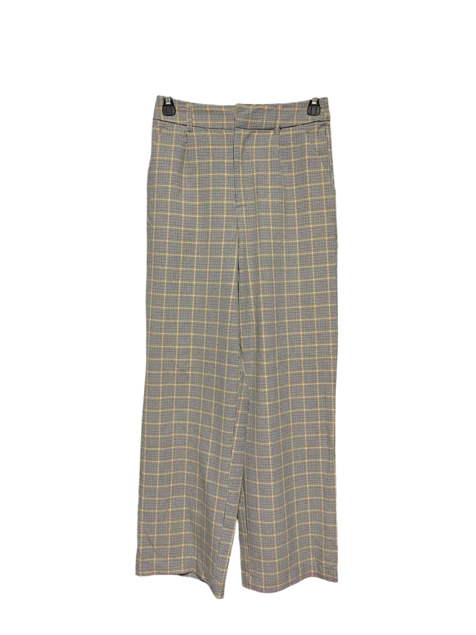 ANKO |S| WAIST 26| B41| VINTAGE PLAID WIDE-LEG TAILORED TROUSERS