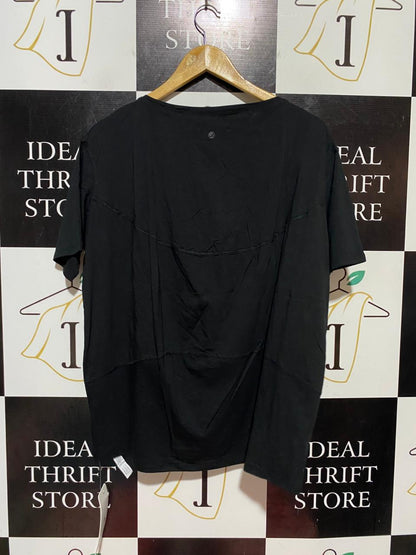 CRZ YOGA |M| BUST 25| B41| PREMIUM CLASSIC BLACK OVERSIZED T-SHIRT