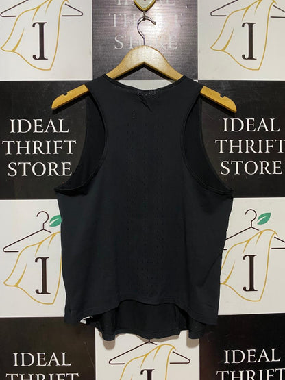 NIKE |L| BUST 18| B42| BLACK RUNNING TANK TOP SINGLET