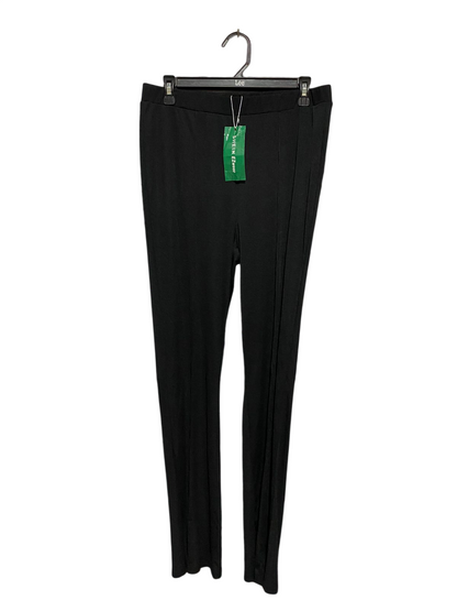SHEIN |L| WAIST 30| B42| SOLID BLACK RIBBED LEGGINGS - HIGH-WAISTED SLIM FIT PANTS