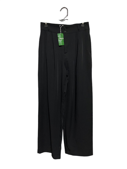 HALARA |L| WAIST 29| B42| CLASSIC BLACK HIGH-WAISTED WIDE-LEG PANTS