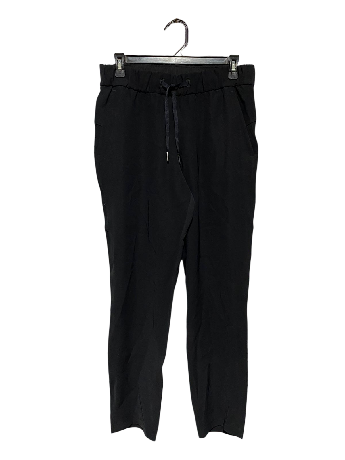 LULULEMON |L| WAIST 30| WOMEN'S BLACK CASUAL JOGGER PANTS - ELASTIC HIGH WAIST WITH DRAWSTRING