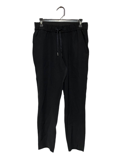 LULULEMON |L| WAIST 30| WOMEN'S BLACK CASUAL JOGGER PANTS - ELASTIC HIGH WAIST WITH DRAWSTRING