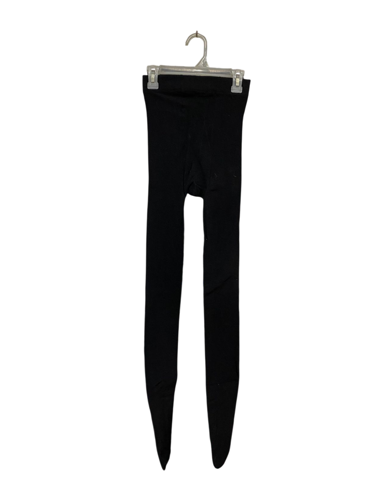 SOCK SHOP |XS| WAIST 21| B43| BLACK OPAQUE FOOTED TIGHTS HIGH WAISTED STRETCH STOCKINGS LEGGINGS HOSIERY