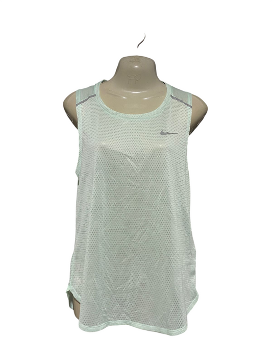 NIKE |M| BUST 17| B43| MINT GREEN RUNNING TANK TOP LIGHTWEIGHT MESH ACTIVEWEAR SLEEVELESS TEE