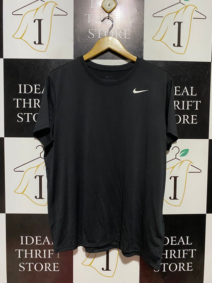 NIKE |XL| BUST 23| B43| TEE BLACK CLASSIC SWOOSH SHORT SLEEVE ACTIVEWEAR T-SHIRT