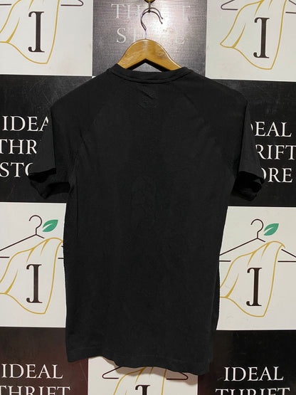CANTERBURY |M| BUST 17| B43| BLACK CCC SHORT SLEEVE ATHLETIC RUGBY TRAINING T-SHIRT